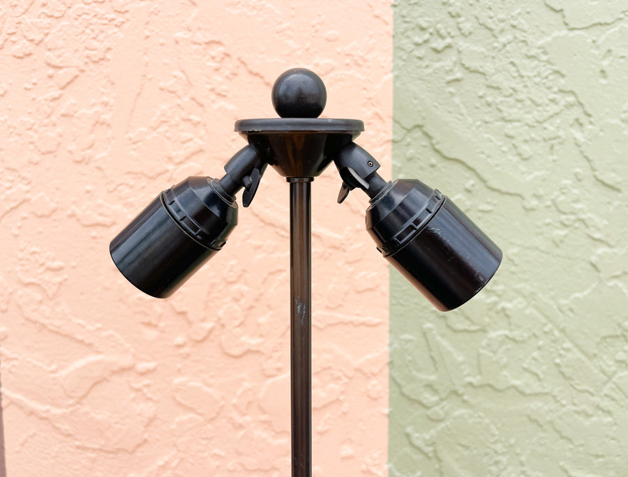 Pair of Faux Bamboo Floor Lamps