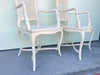 Pair of Faux Bamboo and Cane Arm Chairs