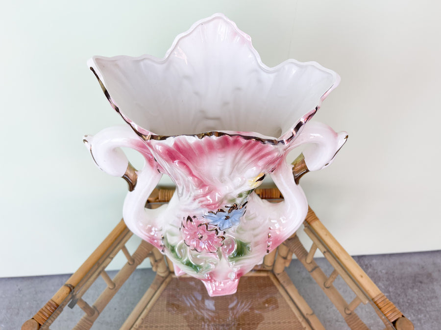 1950s Swan Vase