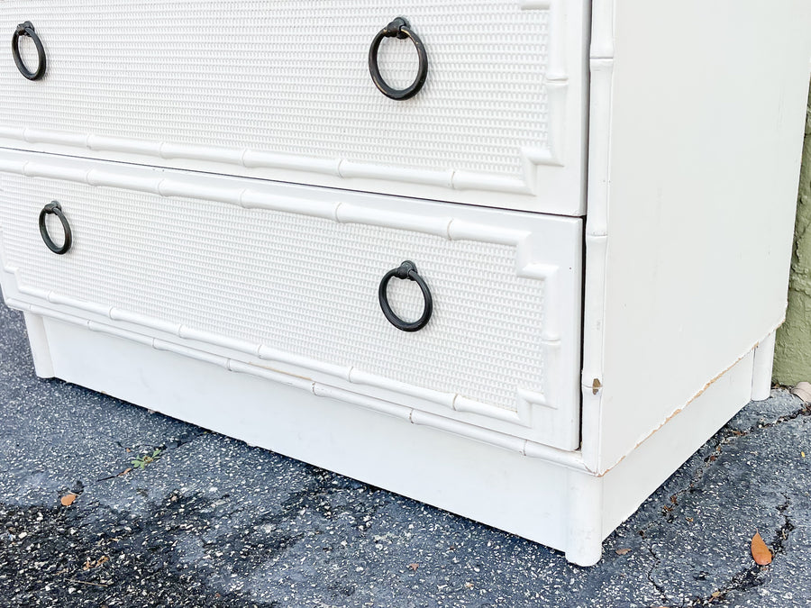 Palm Beach Faux Bamboo Tall Chest