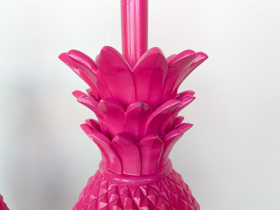 Pair of Palm Beach Pineapple Lamps