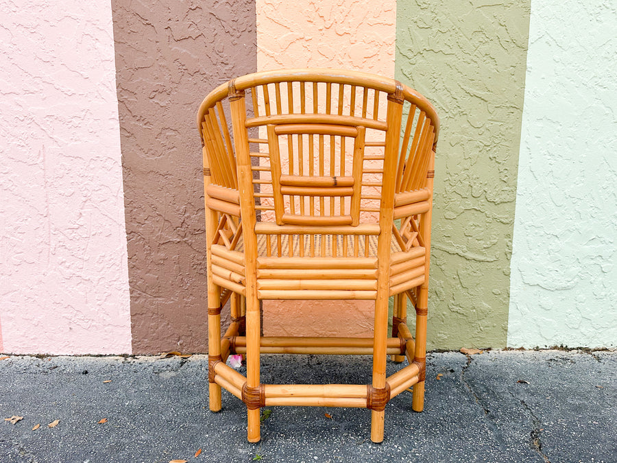 Pair of Brighton Style Rattan Chairs
