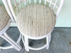 Pair of Old Florida Rattan Bar Stools