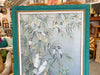 Balinese Parrots and Palms Signed Art