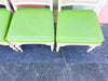 Set of Four 1960s Faux Bamboo and Cane Chairs