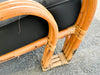 Horseshoe Style Rattan Sofa