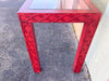 Large Hollywood Regency Fretwork Console