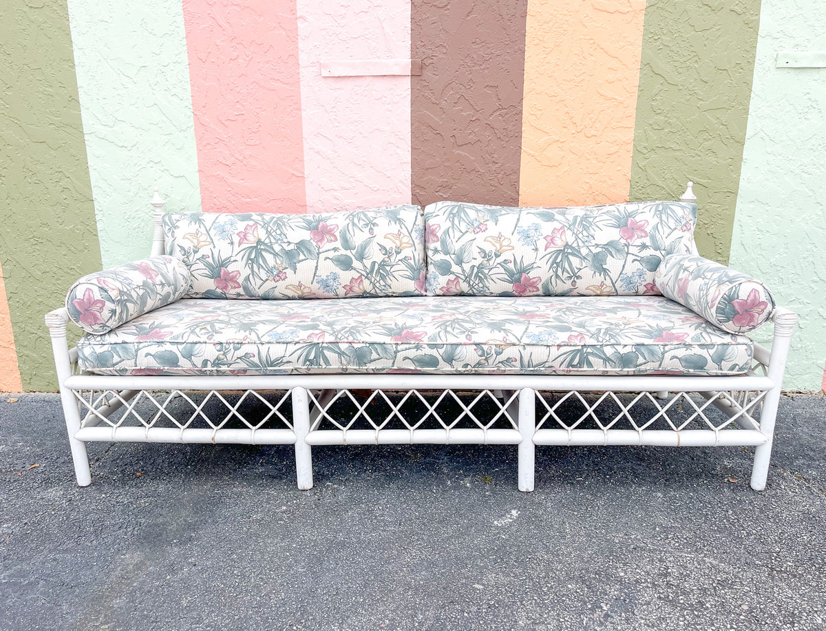 Palm Beach Chic Ficks Reed Rattan Sofa
