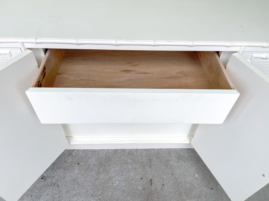Palm Beach Faux Bamboo Credenza