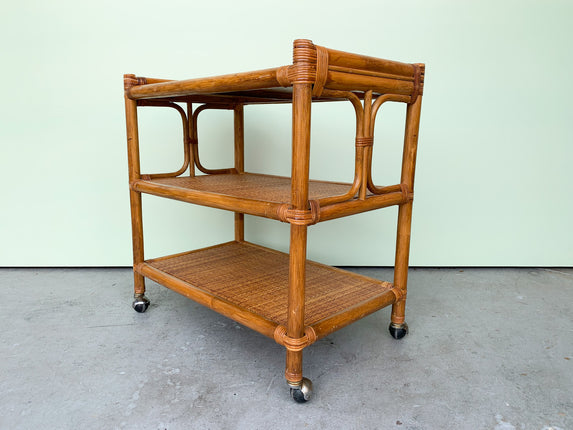 Rattan Bar Cart