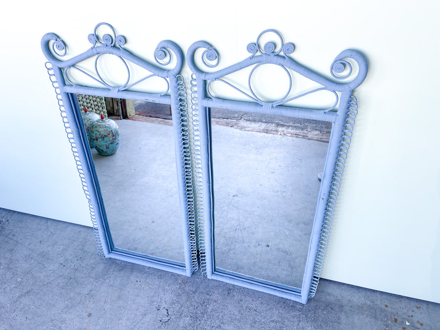 Pair of Fiddlehead Mirrors