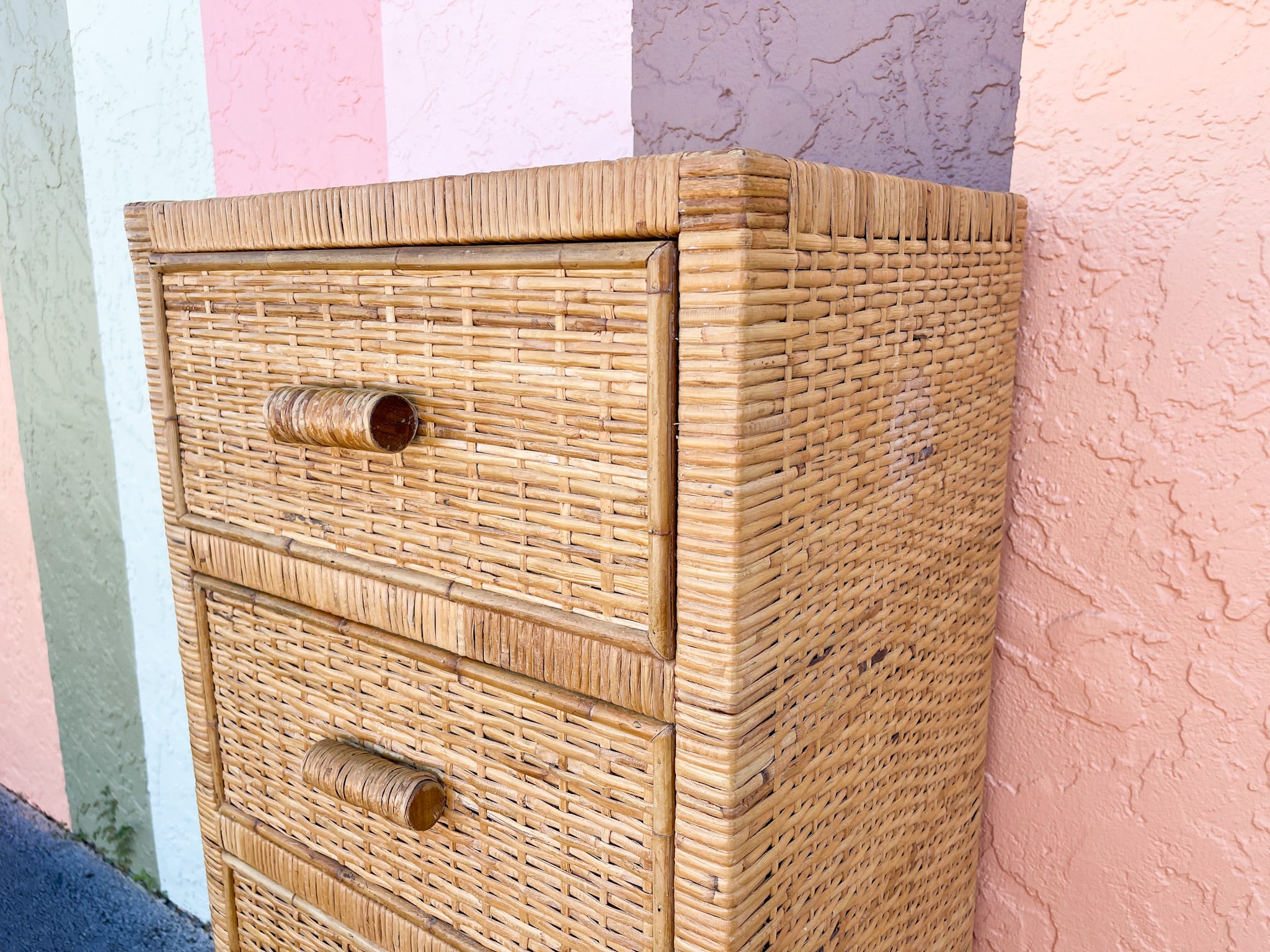 Rattan lingerie chest discount