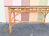 Italian Rattan Dining Table