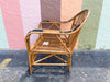 Baker Rattan Lounge Chair