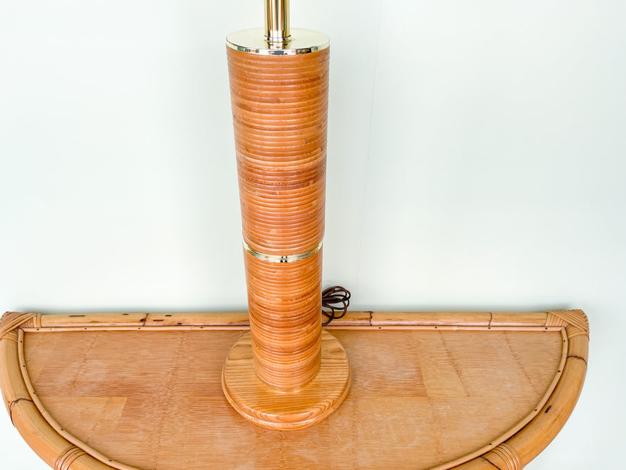 Pencil Reed Rattan Lamp