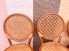 Set of Four Rattan Bistro Chairs