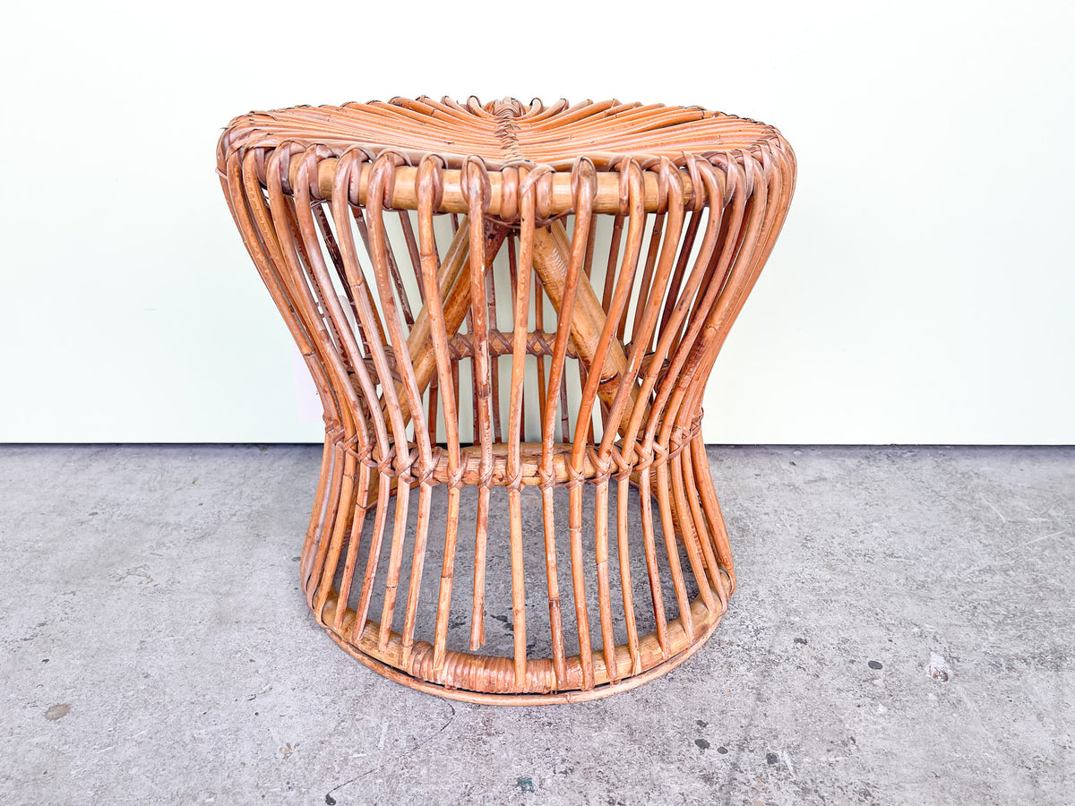 Albini Style Rattan Side Table