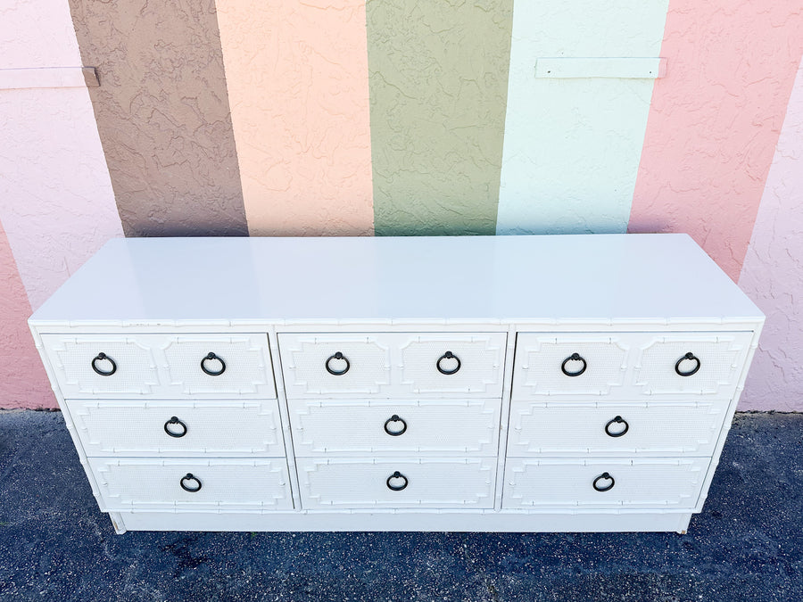 Palm Beach Chic Faux Bamboo Dresser