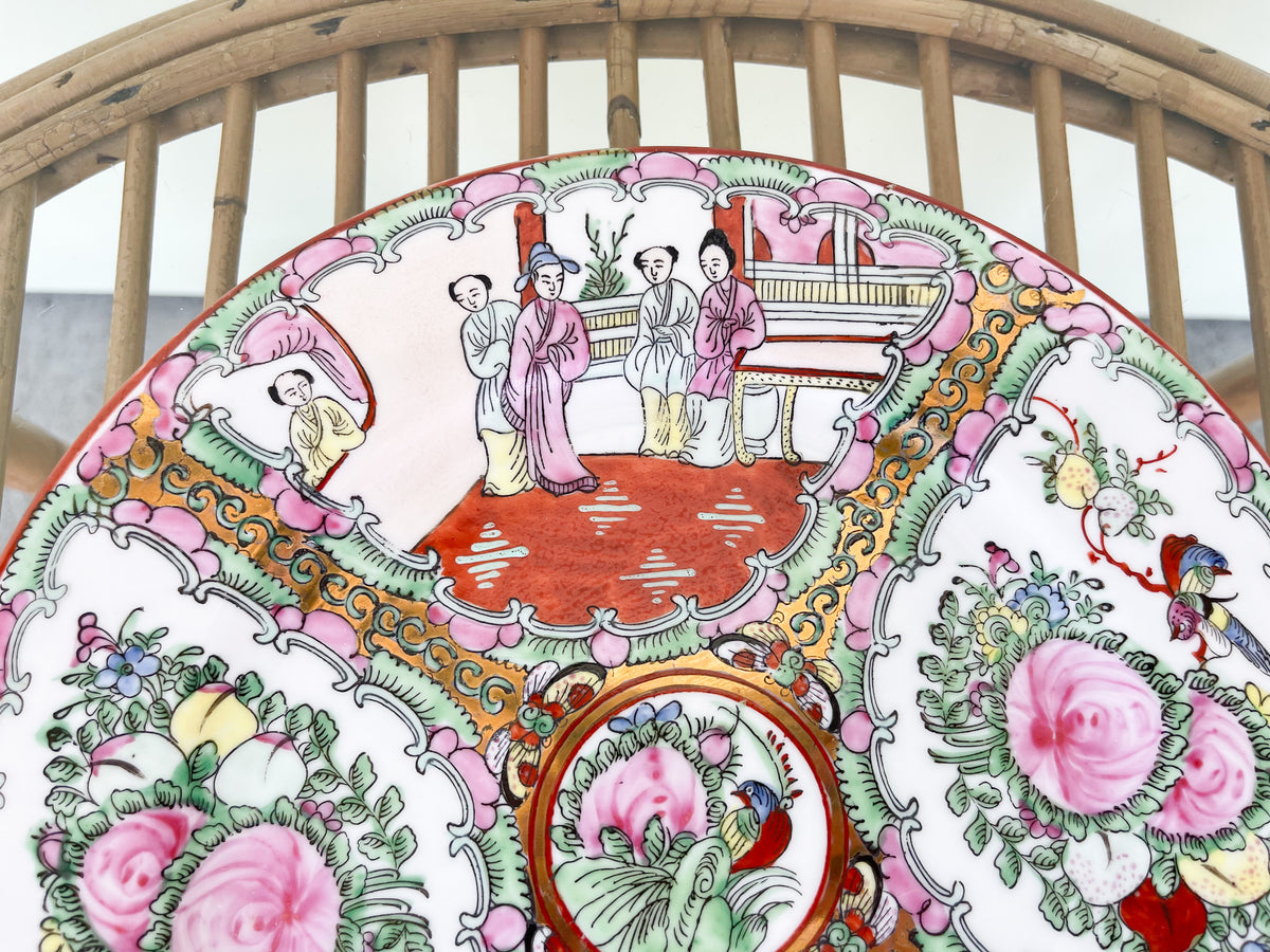 Rose Medallion Style Plate