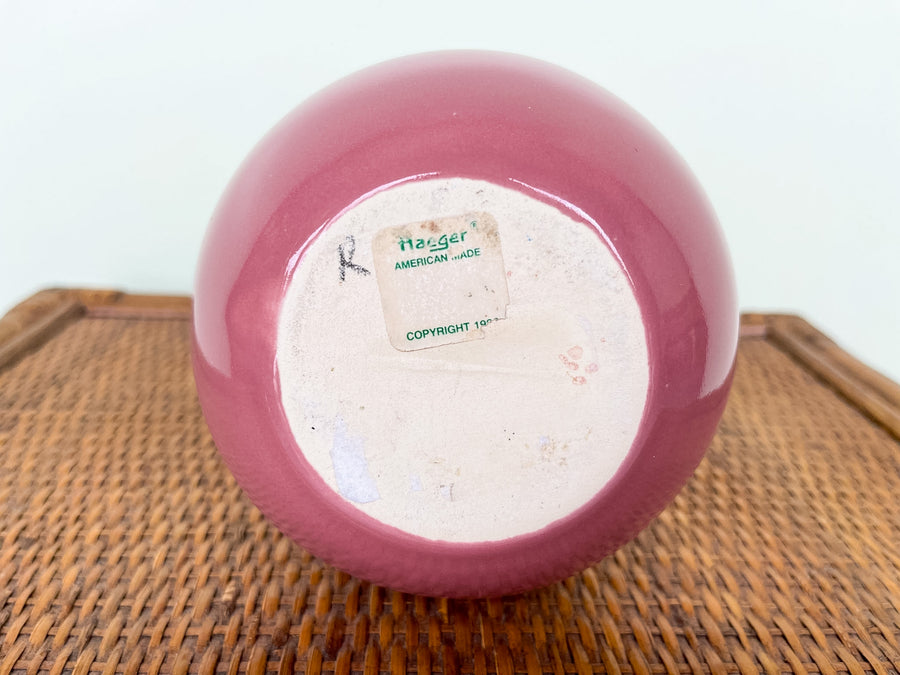 Mauve Haeger Vase