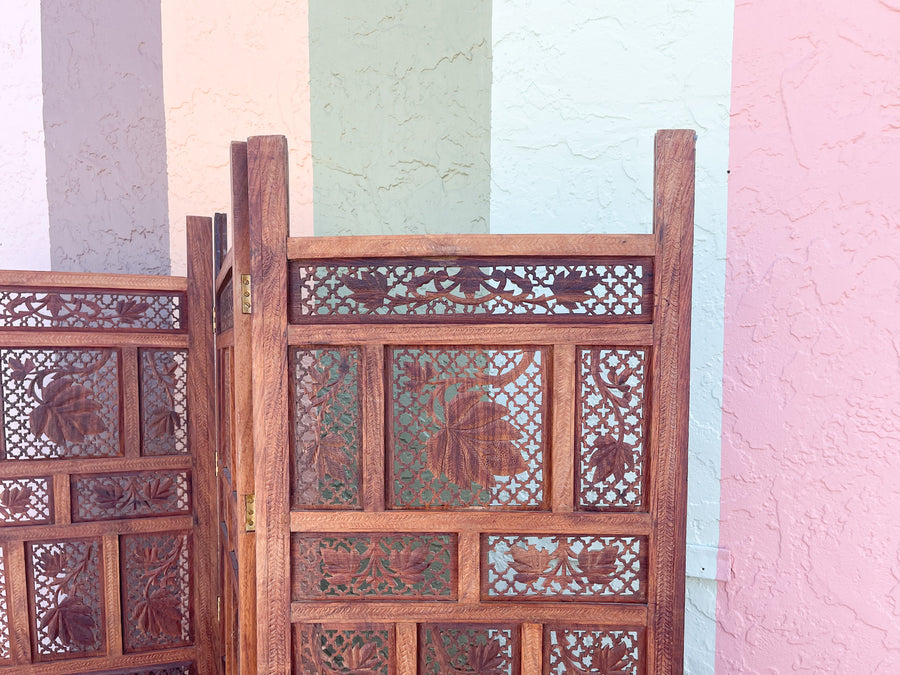 Moroccan Chic Four Panel Screen