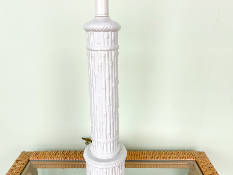 Kips Bay Show House Italian Faux Bamboo Lamp