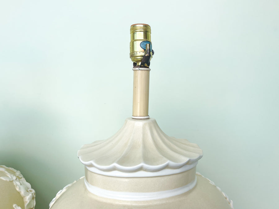 Pair of Fab Pagoda Lamps