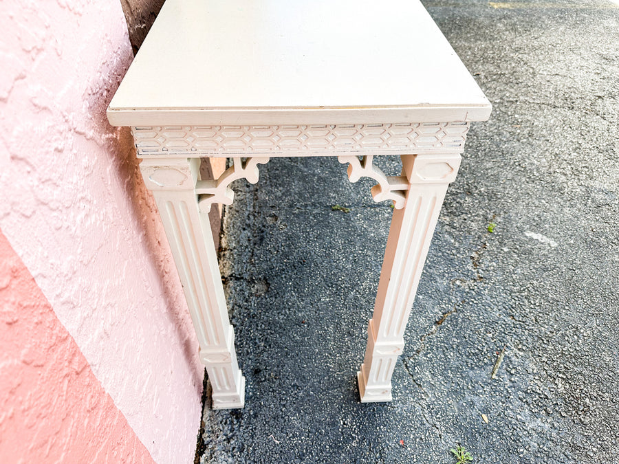 Palm Beach Chic Fretwork Console