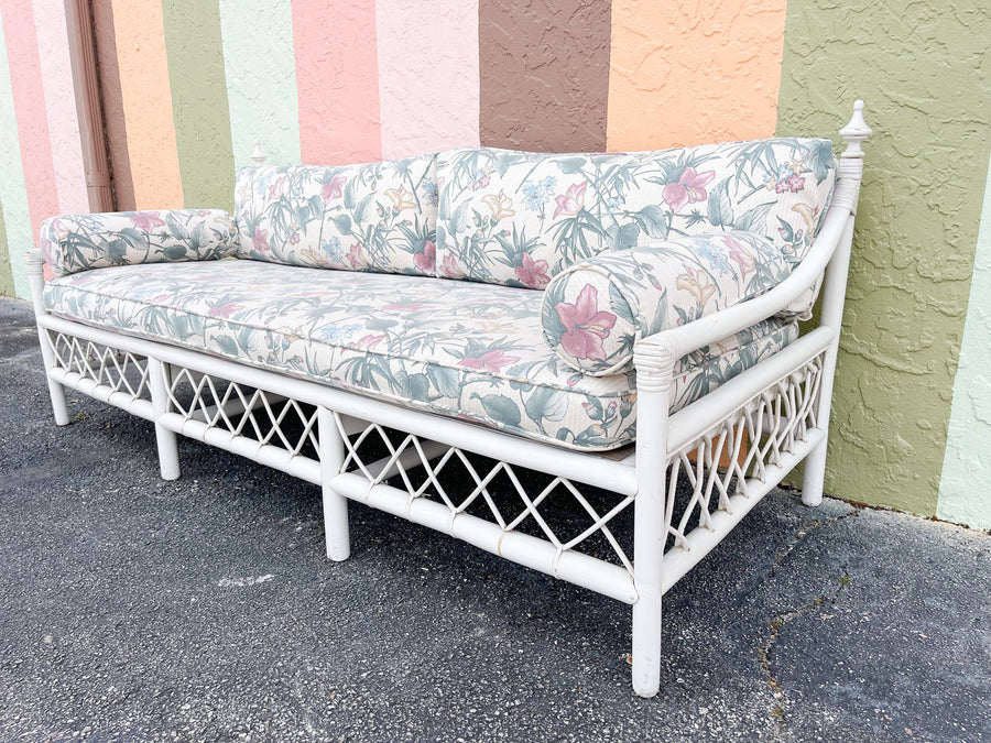 Palm Beach Chic Ficks Reed Rattan Sofa