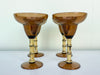 Set of Four Faux Bamboo Melamine Glasses