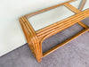 Old Florida Rattan Console