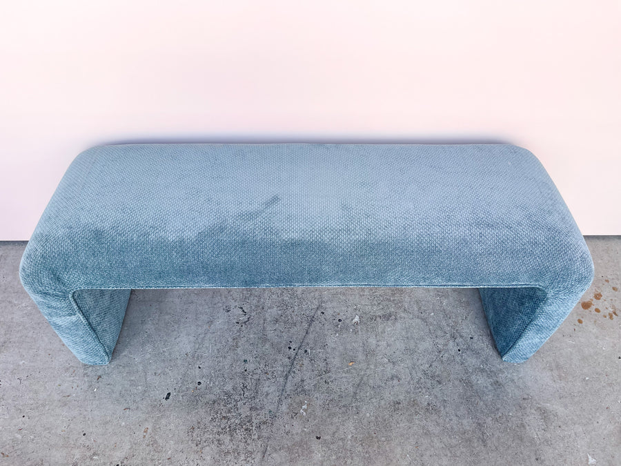 Upholstered Waterfall Bench