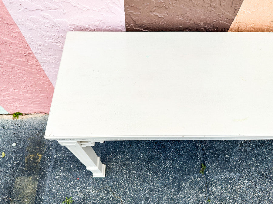 Palm Beach Chic Fretwork Console