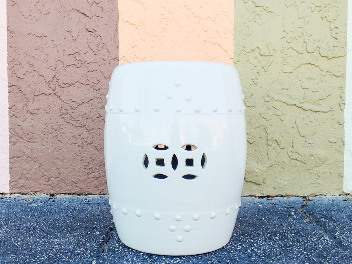 Palm Beach Chic Garden Seat