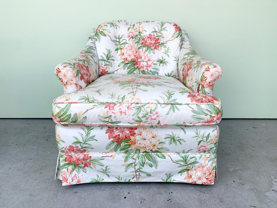 Pair of Granny Chic Upholstered Chairs