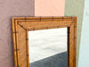 Large Faux Bamboo and Rattan Mirror