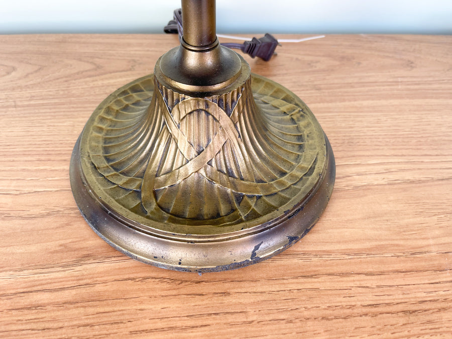 Pair of Metal Tulip Lamps