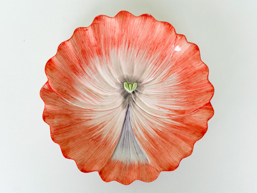 Set of Four Fitz and Floyd Pansy Plates