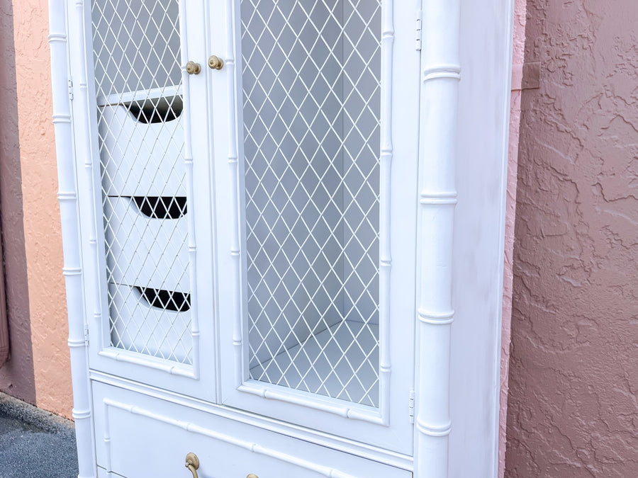Palm Beach Faux Bamboo Wardrobe
