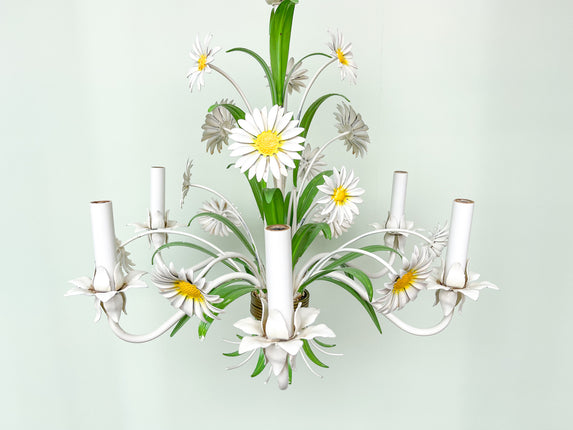 Sweet Daisy Tole Chandelier