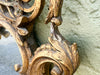 Italian Wood Carved Pagoda Mirror