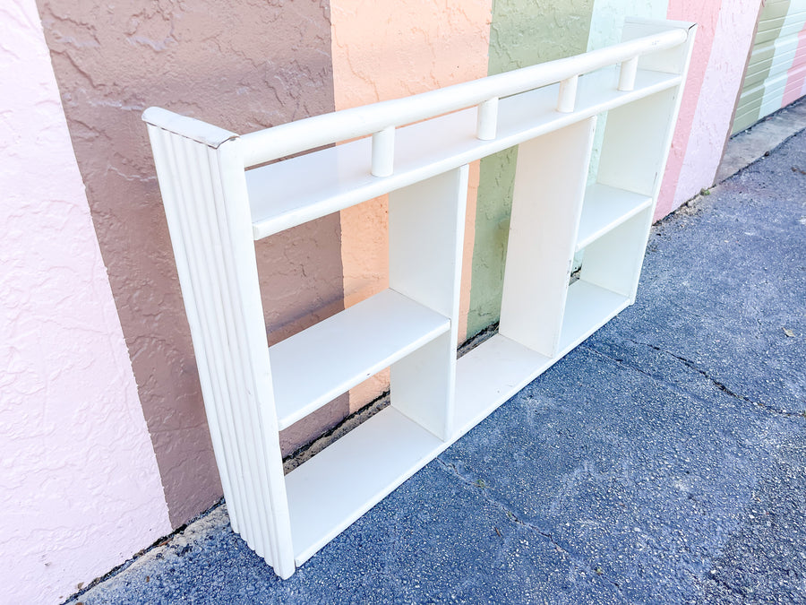 Old Florida Rattan Shelf