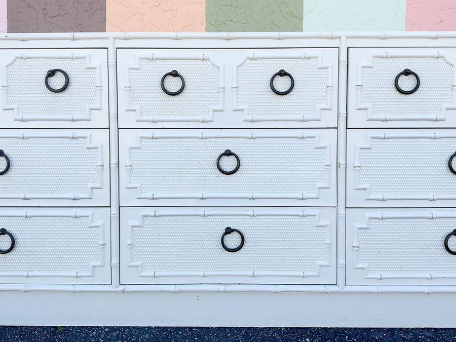 Palm Beach Chic Faux Bamboo Dresser