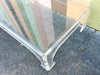 Large Modern Glam Lucite Coffee Table