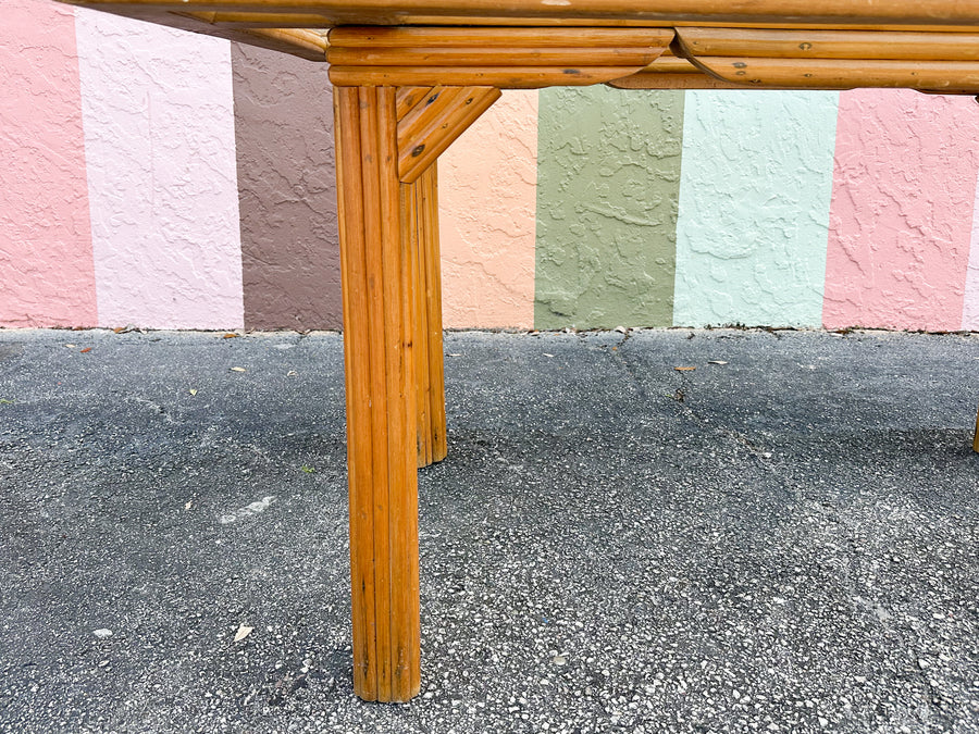 Warehouse Wednesday: Grid Top Rattan Dining Table