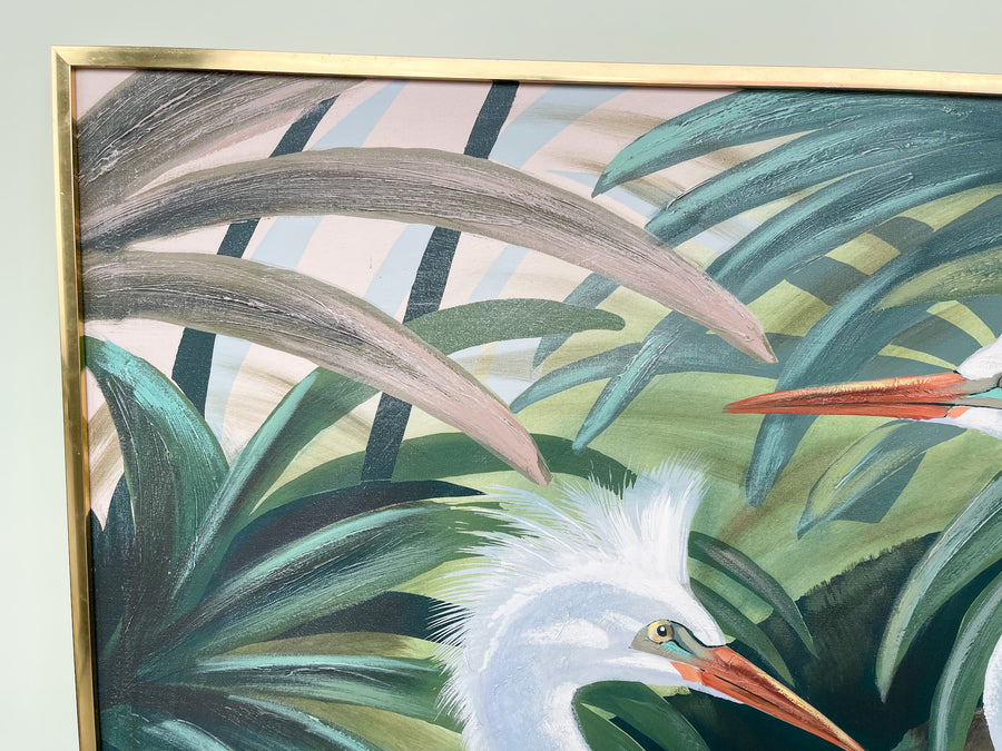 Pair of Herons Original Art