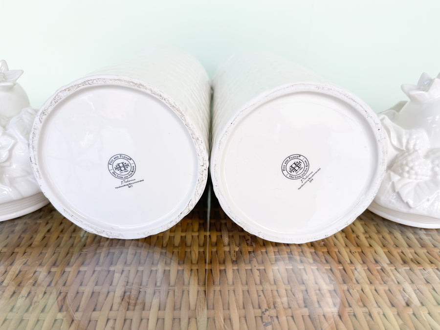 Pair of Fitz and Floyd Canisters