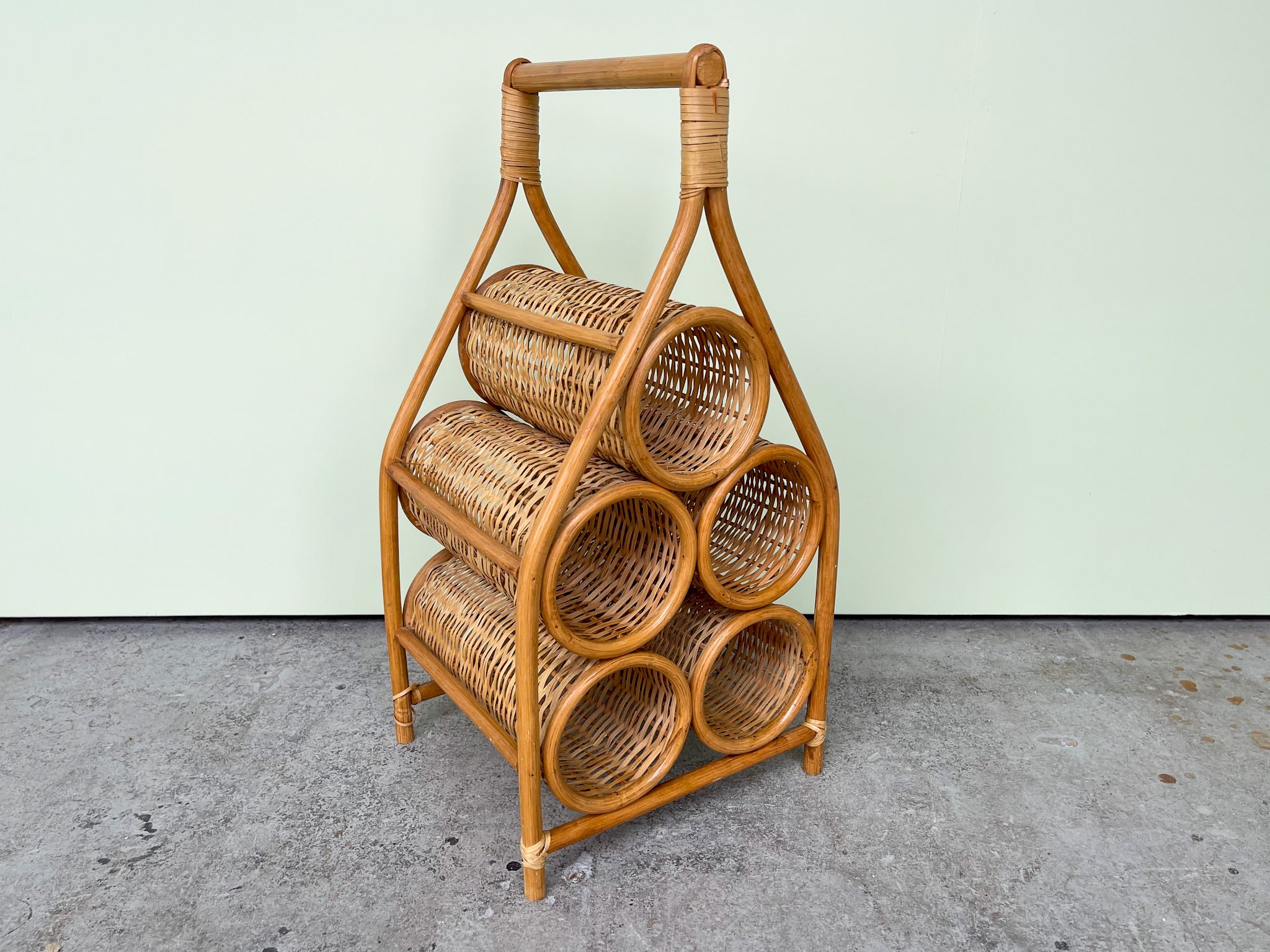 Rattan Wine Rack