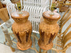 Pair of Island Style Basket Lamps