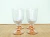 Set of Four Pink Chic Tall Glassware